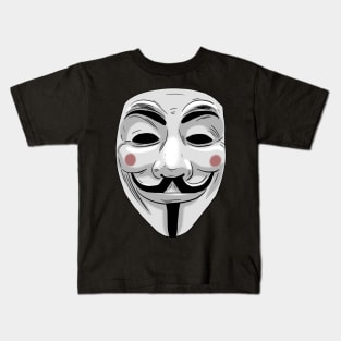 Anonymous Hacker Mask Kids T-Shirt